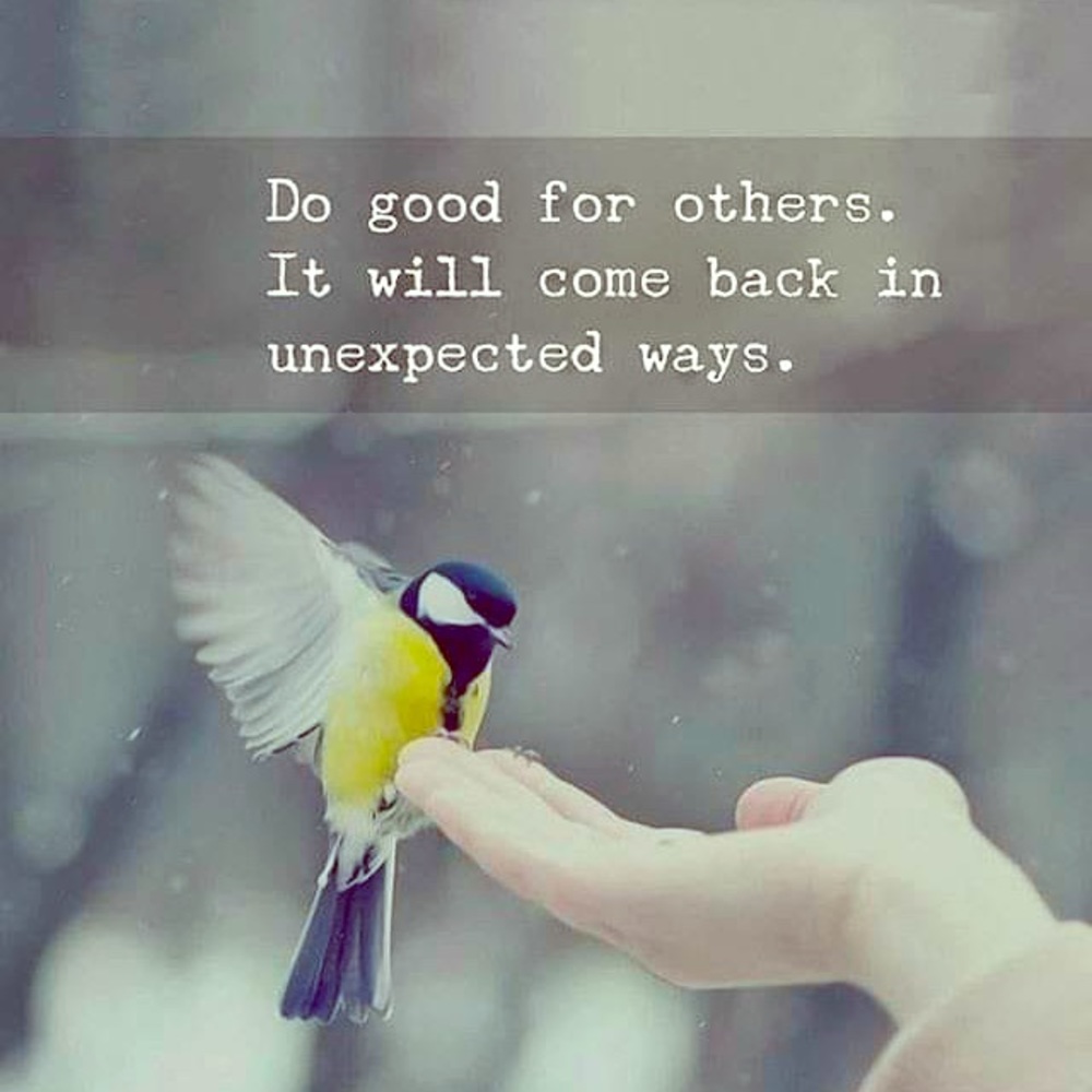 Kindness works in mysterious ways